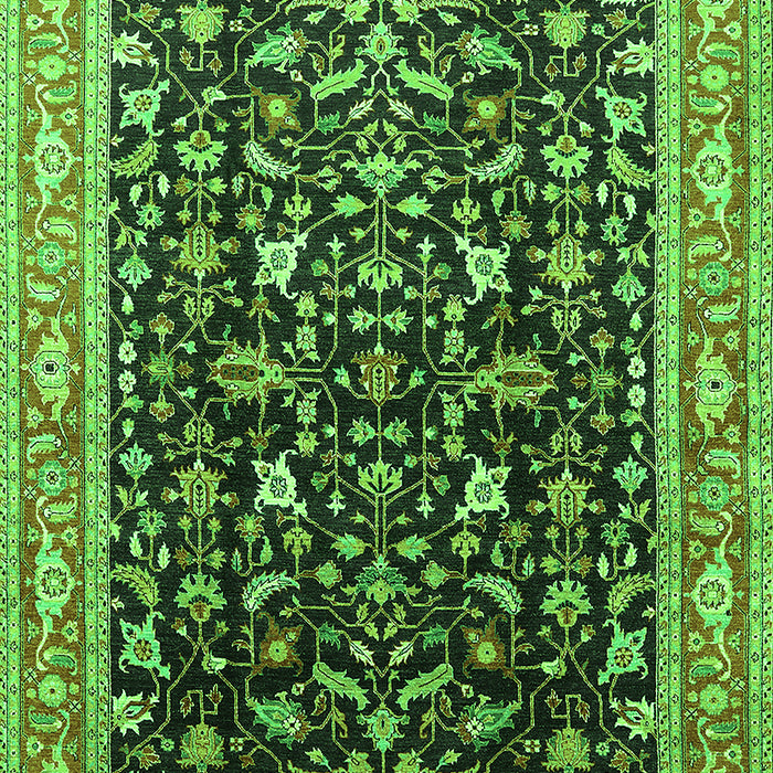 Oriental Green Industrial Rug, urb1110grn