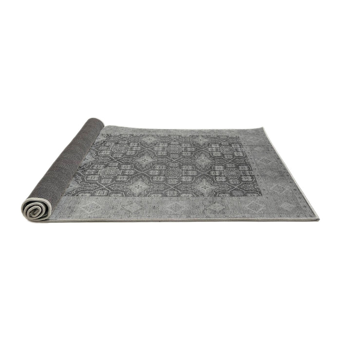 Sideview of Oriental Gray Industrial Rug, urb1111gry