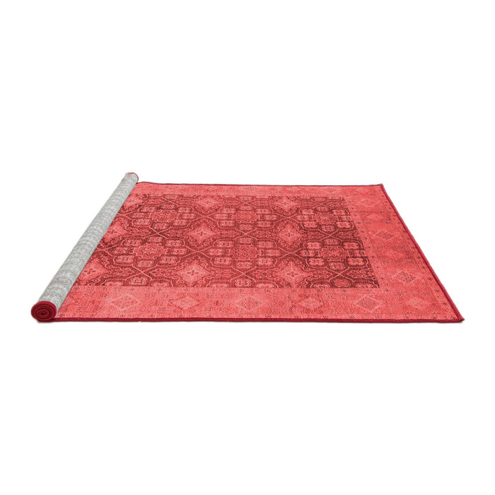 Industrial Red Washable Rugs