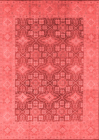 Oriental Red Industrial Rug, urb1111red