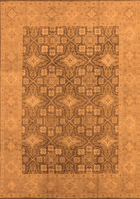 Oriental Orange Industrial Rug, urb1111org