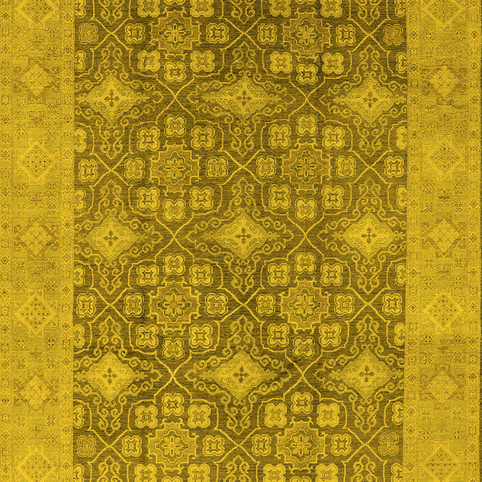 Oriental Yellow Industrial Rug, urb1111yw