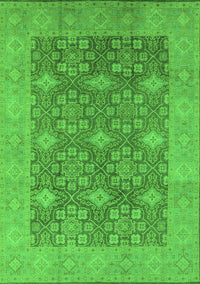 Oriental Green Industrial Rug, urb1111grn