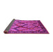 Sideview of Oriental Pink Industrial Rug, urb1112pnk