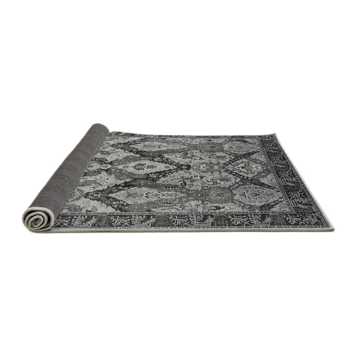 Sideview of Oriental Gray Industrial Rug, urb1112gry