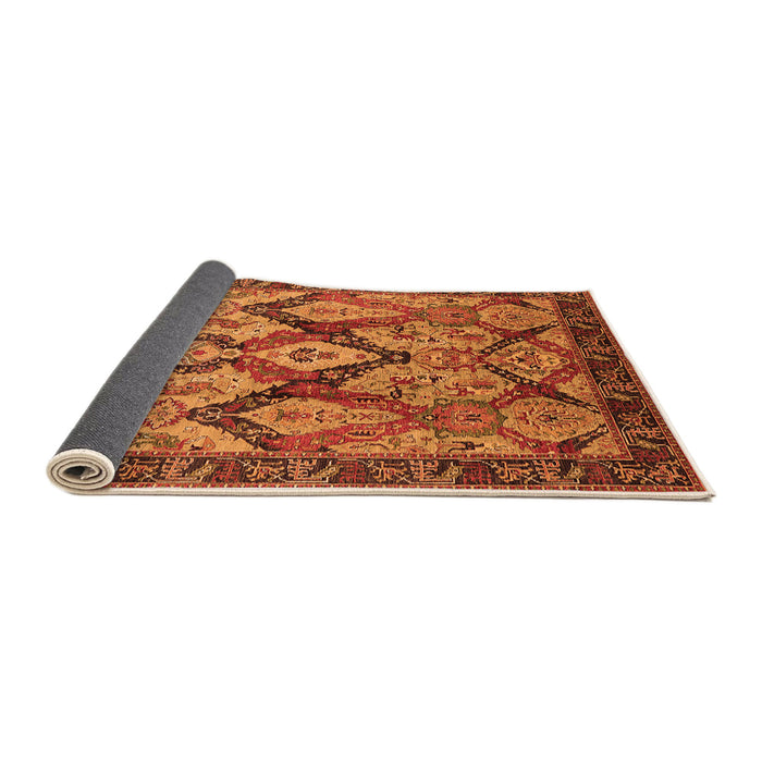 Sideview of Oriental Orange Industrial Rug, urb1112org
