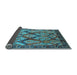 Sideview of Oriental Light Blue Industrial Rug, urb1112lblu