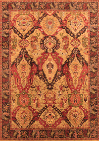 Oriental Orange Industrial Rug, urb1112org