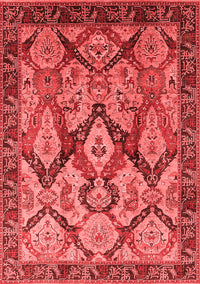 Oriental Red Industrial Rug, urb1112red