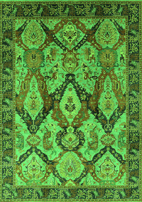 Oriental Green Industrial Rug, urb1112grn