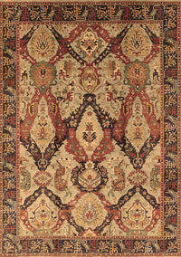 Oriental Brown Industrial Rug, urb1112brn