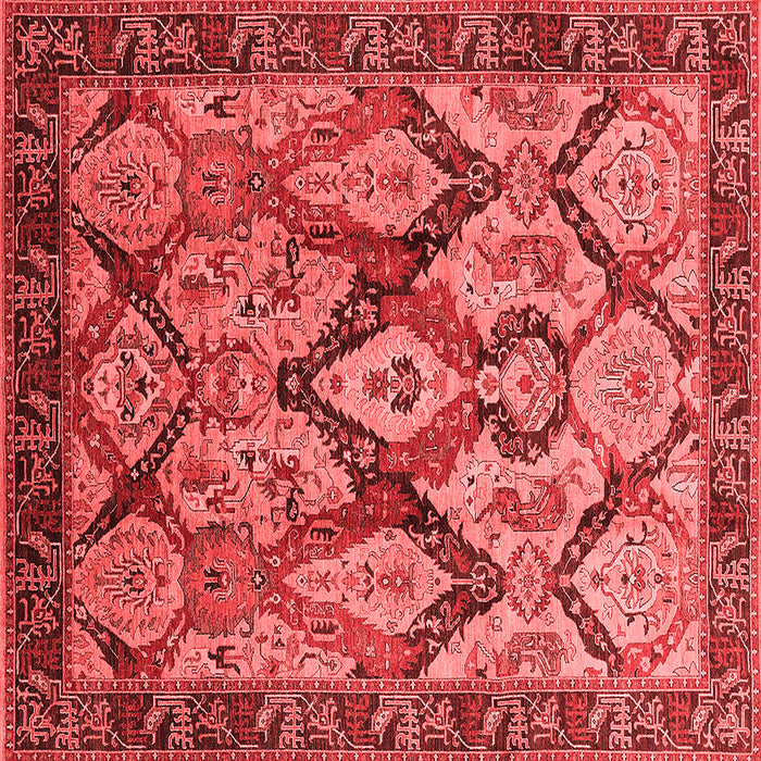 Oriental Red Industrial Rug, urb1112red