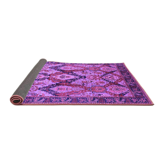 Sideview of Oriental Purple Industrial Rug, urb1112pur