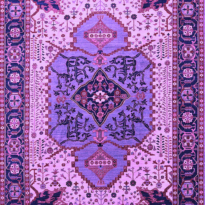 Machine Washable Oriental Purple Industrial Area Rugs, wshurb1113pur