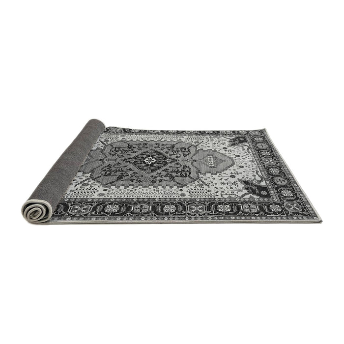 Sideview of Oriental Gray Industrial Rug, urb1113gry