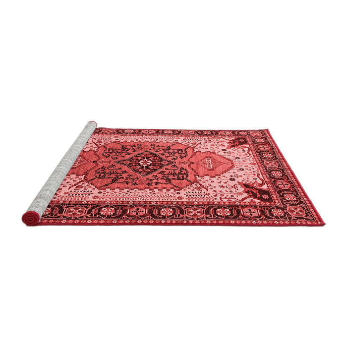 Industrial Red Washable Rugs