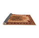 Sideview of Oriental Orange Industrial Rug, urb1113org