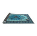 Sideview of Oriental Light Blue Industrial Rug, urb1113lblu