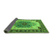 Sideview of Oriental Green Industrial Rug, urb1113grn