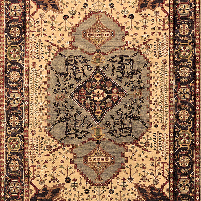 Oriental Brown Industrial Rug, urb1113brn