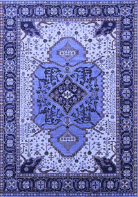 Oriental Blue Industrial Rug, urb1113blu