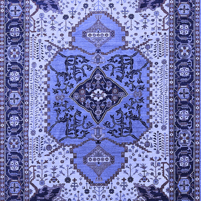 Oriental Blue Industrial Rug, urb1113blu