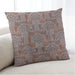 Lifestyle Image of Mid-Century Modern Urban Square Chestnut Brown Throw Pillow, 18 inch by 18 inch, pwurb1114
