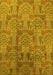 Oriental Yellow Industrial Rug, urb1114yw