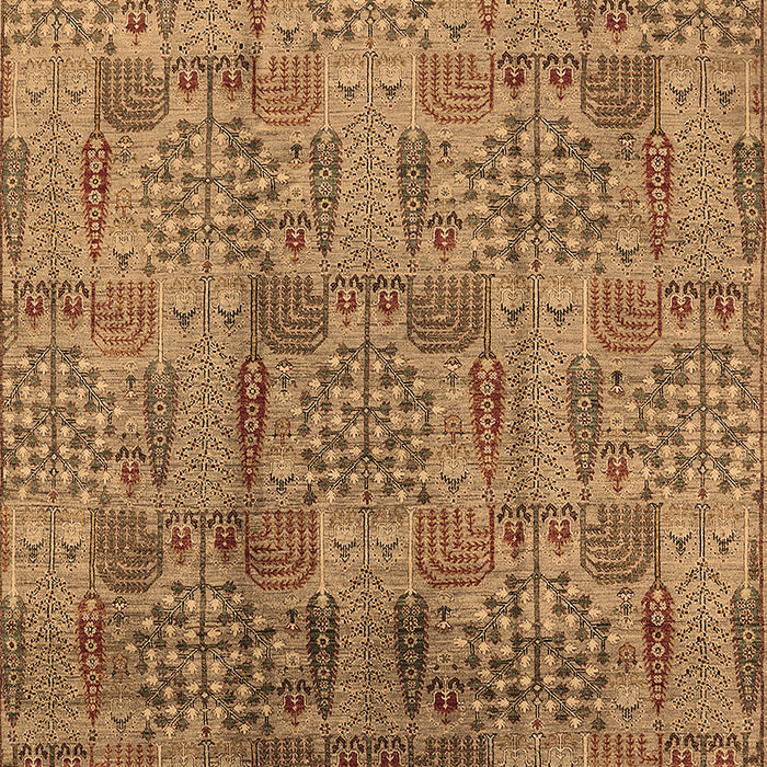 Machine Washable Oriental Brown Industrial Rug, wshurb1114brn