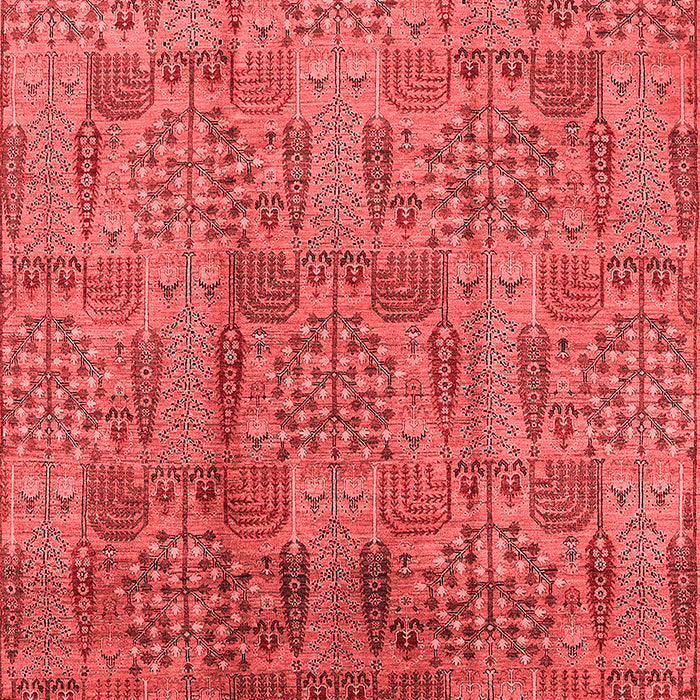 Machine Washable Oriental Red Industrial Rug, wshurb1114red