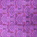 Square Oriental Purple Industrial Rug, urb1114pur