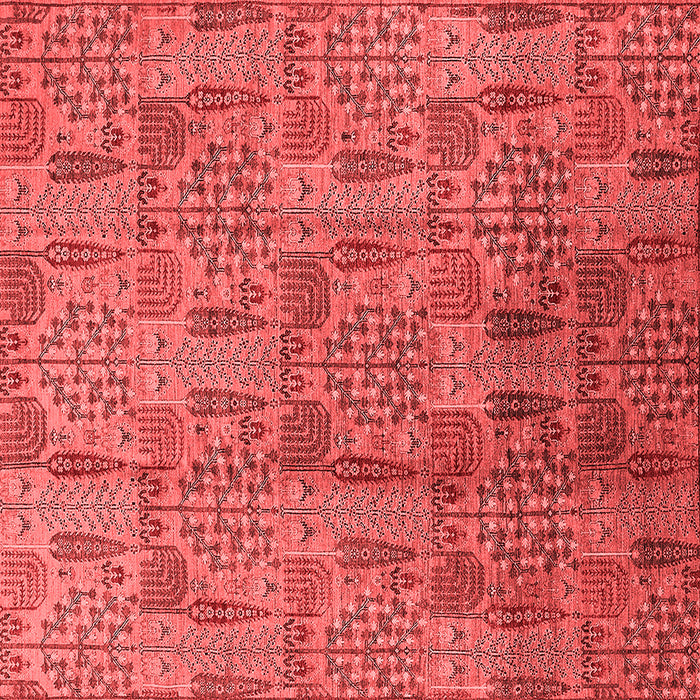 Machine Washable Oriental Red Industrial Rug, wshurb1114red