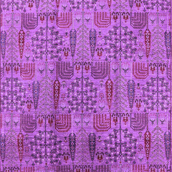 Machine Washable Oriental Purple Industrial Area Rugs, wshurb1114pur