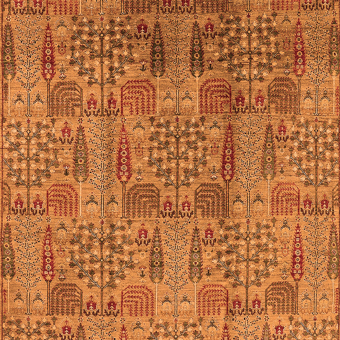 Machine Washable Oriental Orange Industrial Area Rugs, wshurb1114org