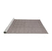 Sideview of Machine Washable Industrial Modern Rose Dust Purple Rug, wshurb1115