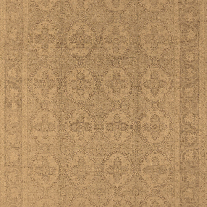 Machine Washable Oriental Brown Industrial Rug, wshurb1115brn