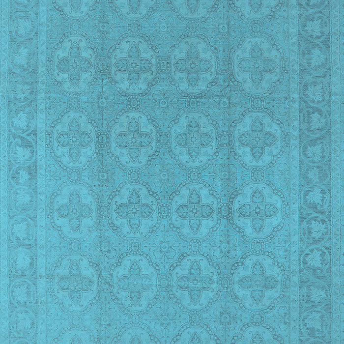 Oriental Light Blue Industrial Rug, urb1115lblu