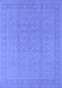 Oriental Blue Industrial Rug, urb1115blu