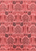 Oriental Red Industrial Area Rugs