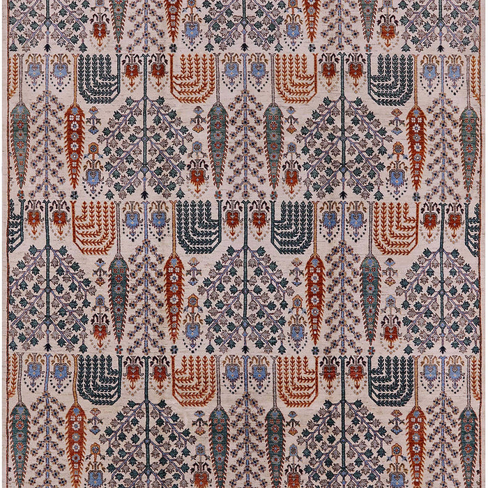 Mid-Century Modern Rose Pink Oriental Rug, urb1116