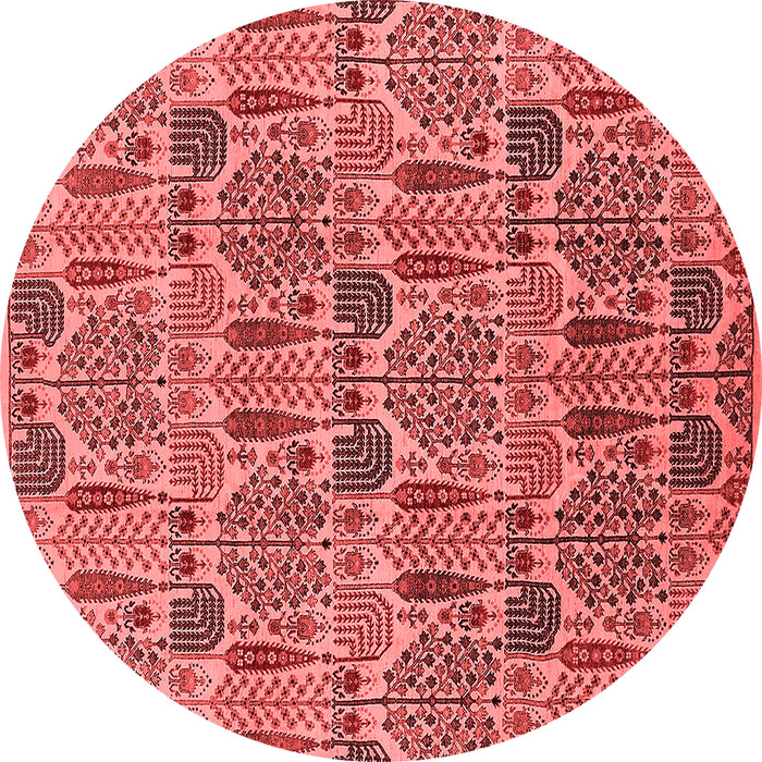 Machine Washable Oriental Red Industrial Rug, wshurb1116red