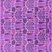 Square Oriental Purple Industrial Rug, urb1116pur