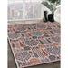 Machine Washable Industrial Modern Rose Pink Rug in a Family Room, wshurb1116