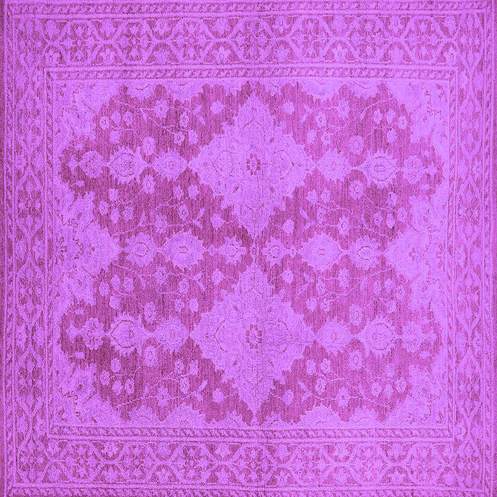 Square Oriental Purple Industrial Rug, urb1117pur