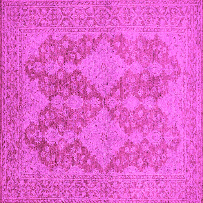 Square Oriental Pink Industrial Rug, urb1117pnk