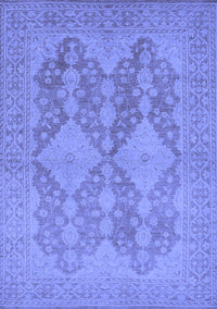 Oriental Blue Industrial Rug, urb1117blu