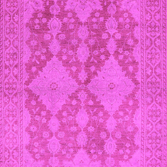 Machine Washable Oriental Pink Industrial Rug, wshurb1117pnk