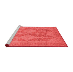 Industrial Red Washable Rugs