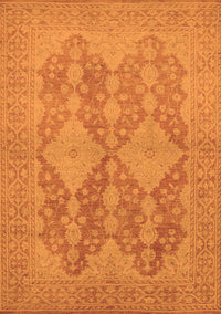 Oriental Orange Industrial Rug, urb1117org