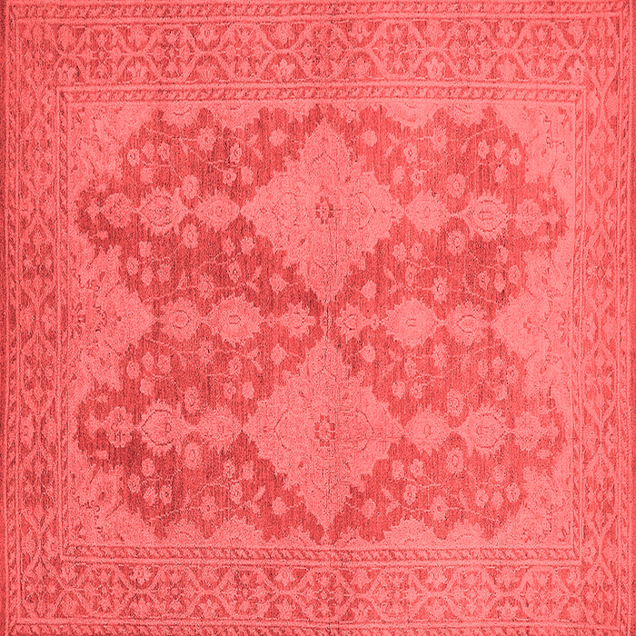 Machine Washable Oriental Red Industrial Rug, wshurb1117red